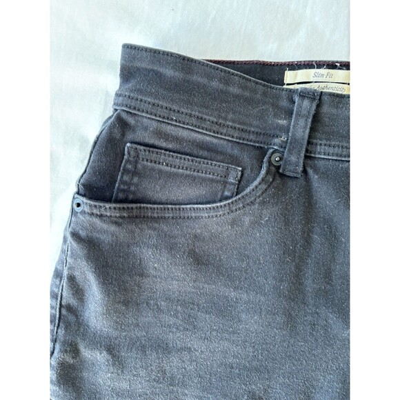 Scott James Jeans Mens 36X32 Black Slim Fit Casual Commute Work Golf Athletic - Picture 4 of 11